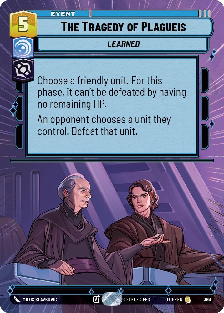 The Tragedy of Plagueis (Hyperspace Foil)
