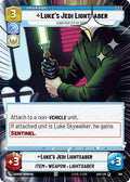 Luke's Jedi Lightsaber - Constructed by Hand (Hyperspace Foil)