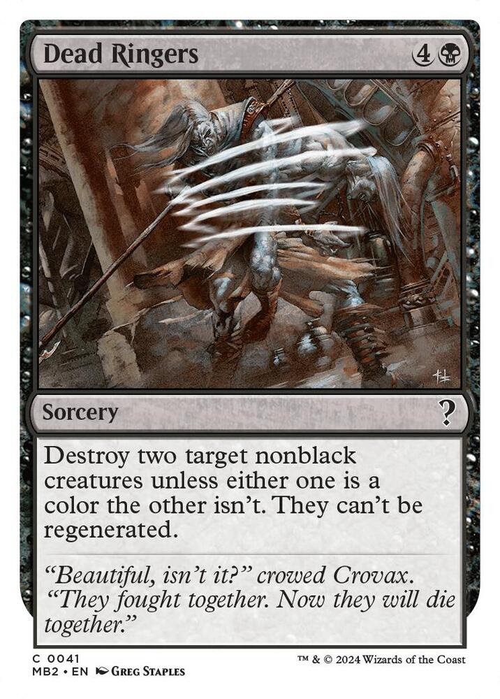Dead Ringers (White Border)