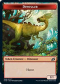 Dinosaur // Human Soldier (003) Double-Sided Token