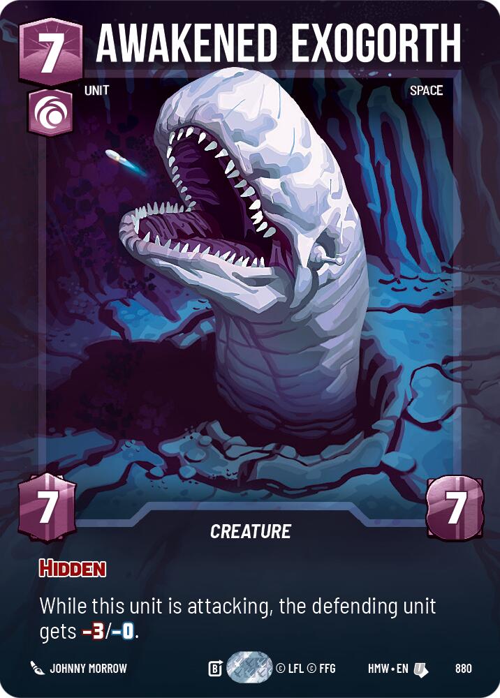 Awakened Exogorth (Prestige Foil) [Homeworlds]