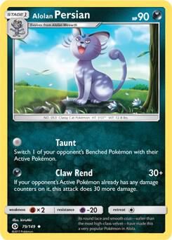Alolan Persian - 79/149 (Cosmos Holo)