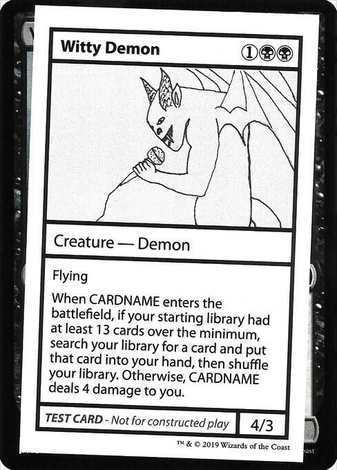 Witty Demon (No PW Symbol)