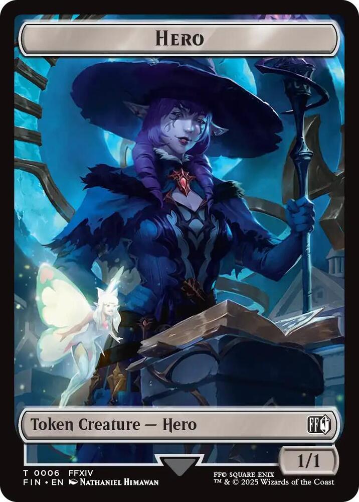 Hero (0006) // Robot Warrior Double-Sided Token
