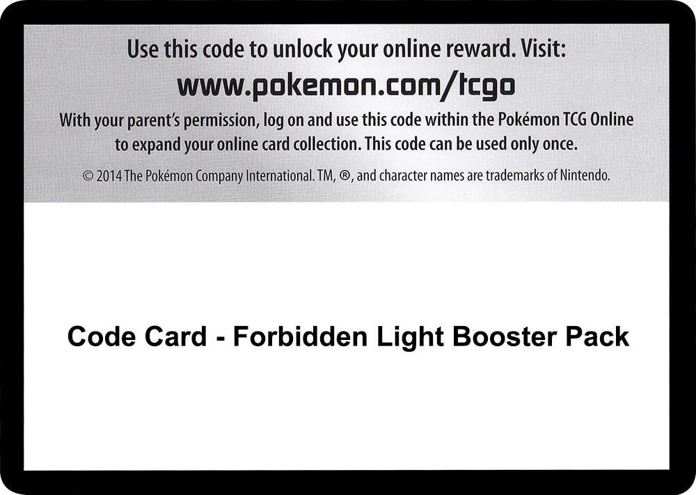 Code Card - Forbidden Light Booster Pack