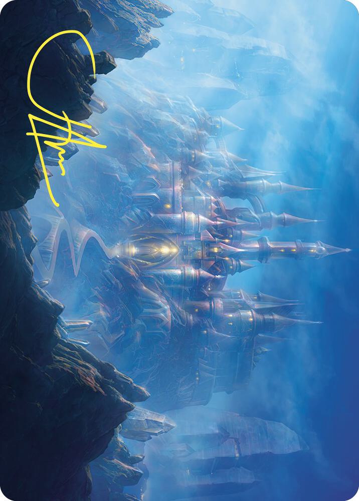 Opal Palace Art Card (Gold-Stamped Signature)