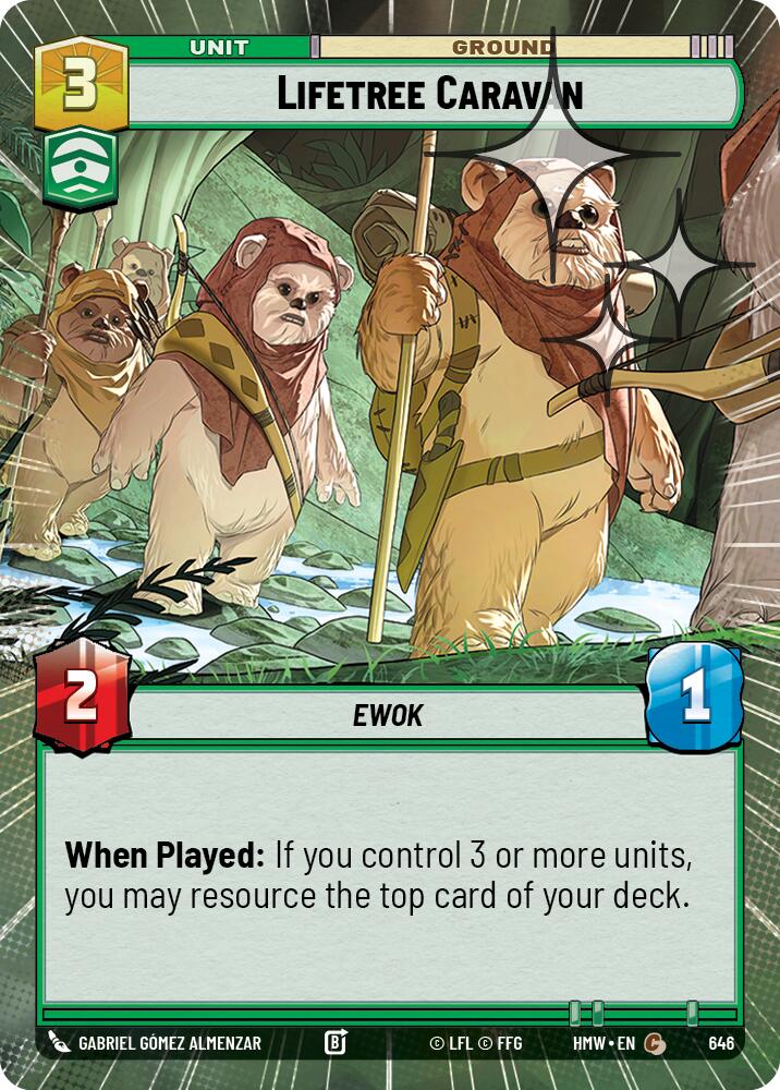 Lifetree Caravan (Hyperspace Foil) [Homeworlds]