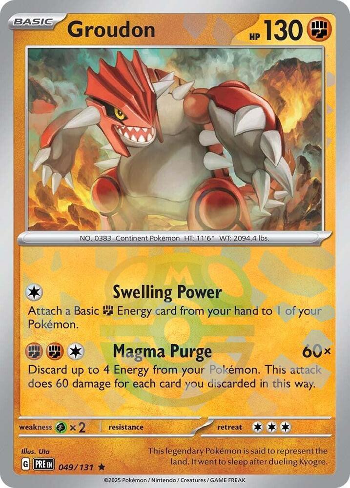 Groudon (Master Ball Pattern)