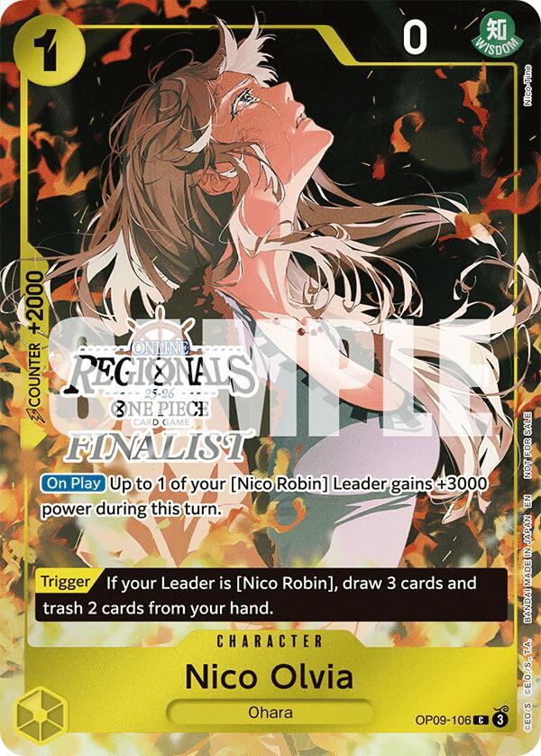 Nico Olvia (Online Regional Finalist Card Set 2025 Vol.1)