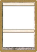 2003 World Championship Blank Card