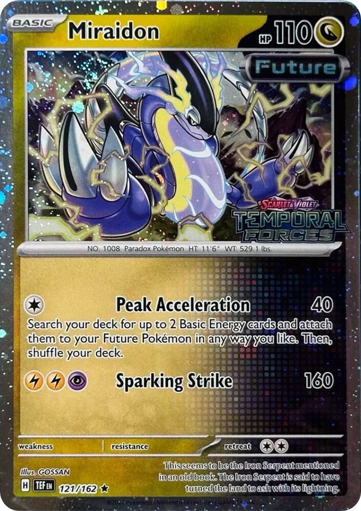 Miraidon - 121/162 (Cosmos Holo) (Best Buy)