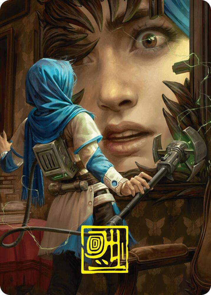 Reality Is Mine to Control Art Card (Gold-Stamped Signature)