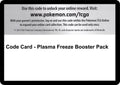 Code Card - Plasma Freeze Booster Pack