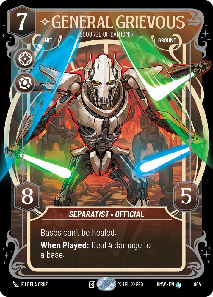 General Grievous - Scourge of Dathomir (Prestige Foil) [Homeworlds]