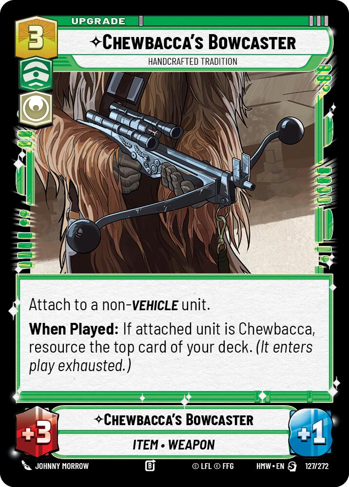 Chewbacca's Bowcaster - Handcrafted Tradition [Homeworlds]
