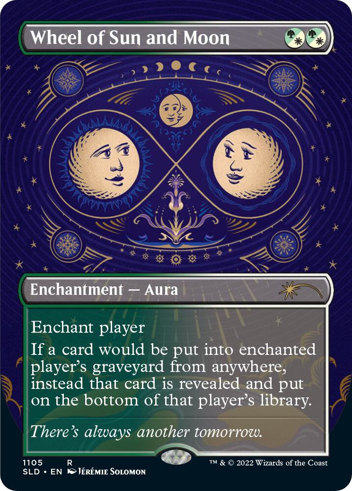 Wheel of Sun and Moon (Borderless)