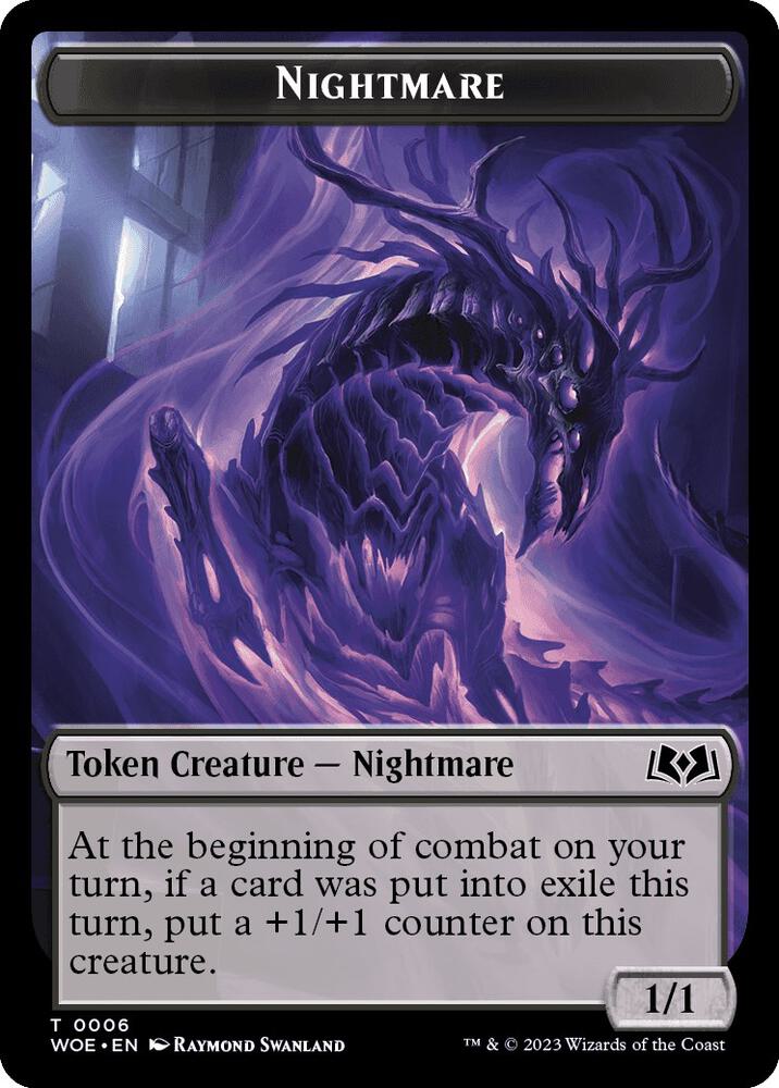 Nightmare // Food (0013) Double-Sided Token