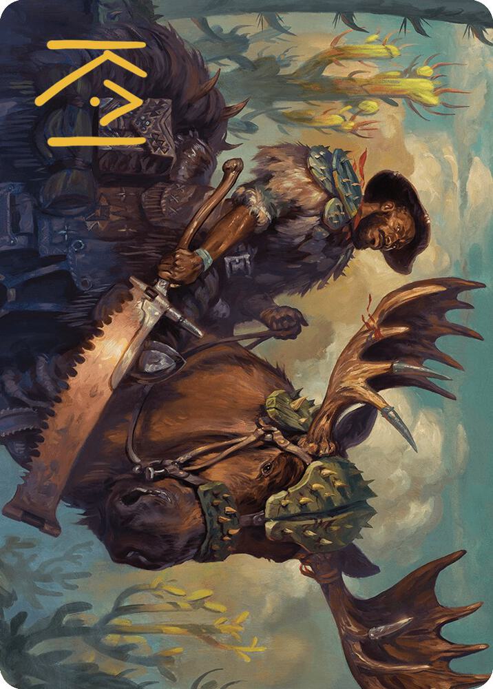 Spinewoods Paladin Art Card (Gold-Stamped Signature)