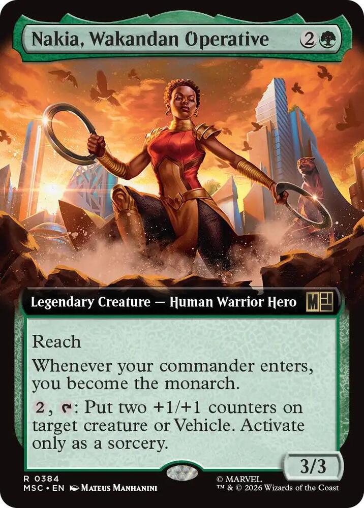 Nakia, Wakandan Operative (Extended Art)