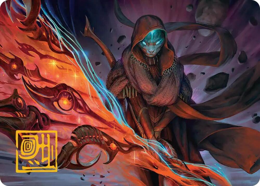 Weftstalker Ardent Art Card (Gold-Stamped Signature)