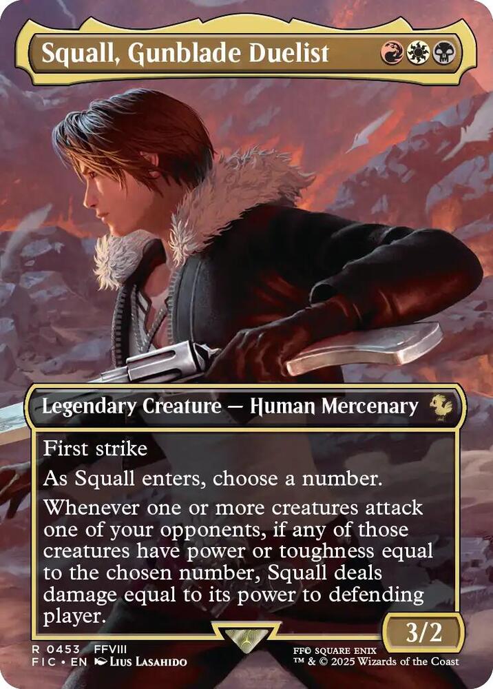 Squall, Gunblade Duelist (Borderless)