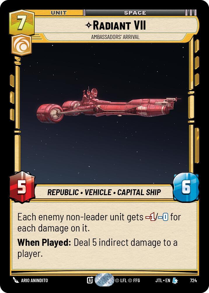 Radiant VII - Ambassadors' Arrival (Foil)