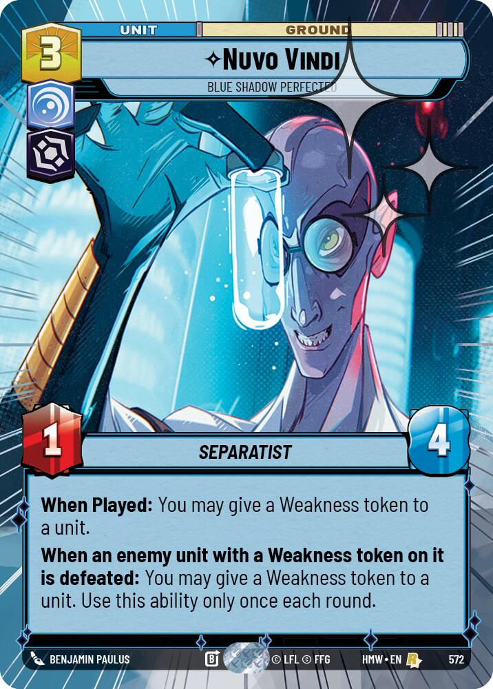 Nuvo Vindi - Blue Shadow Perfected (Hyperspace Foil) [Homeworlds]