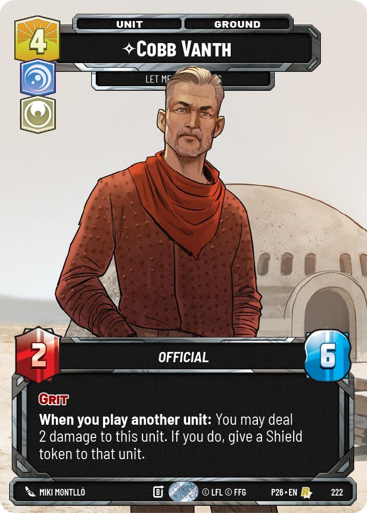 Cobb Vanth - Let Me Handle This (Foil)