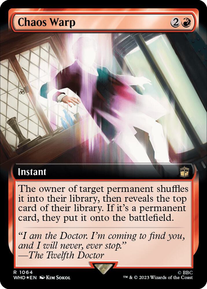 Chaos Warp (Extended Art) (Surge Foil)
