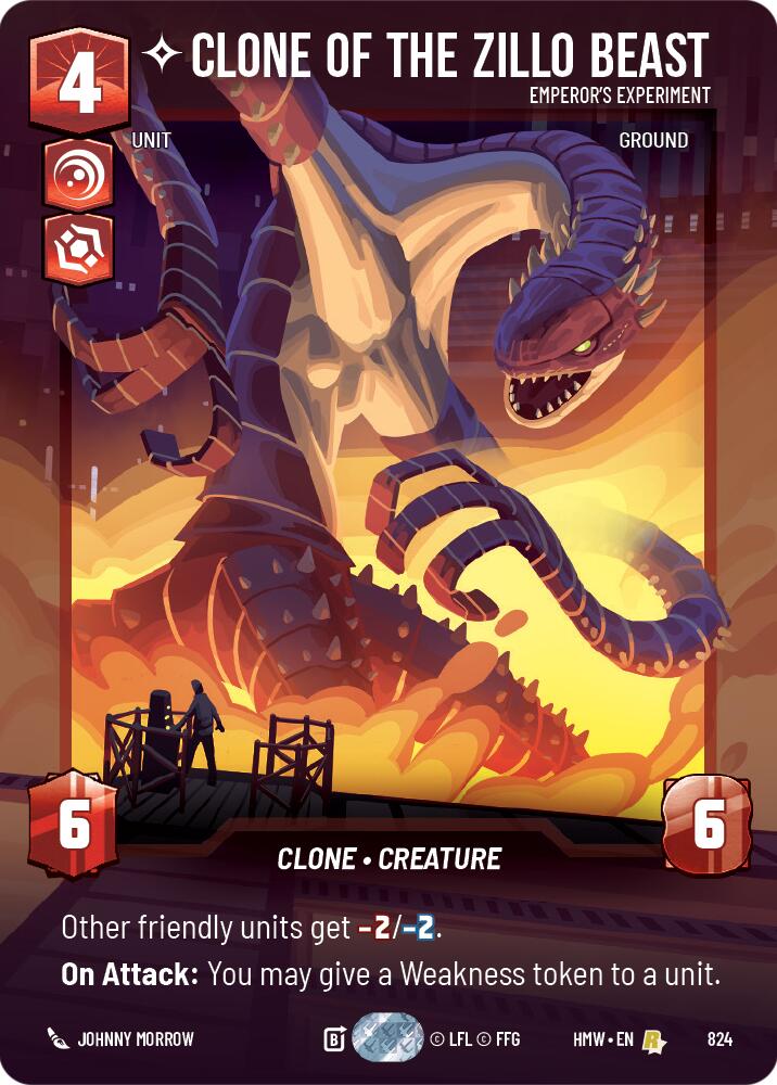 Clone of the Zillo Beast - Emperor's Experiment (Prestige) [Homeworlds]
