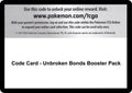 Code Card - Unbroken Bonds Booster Pack