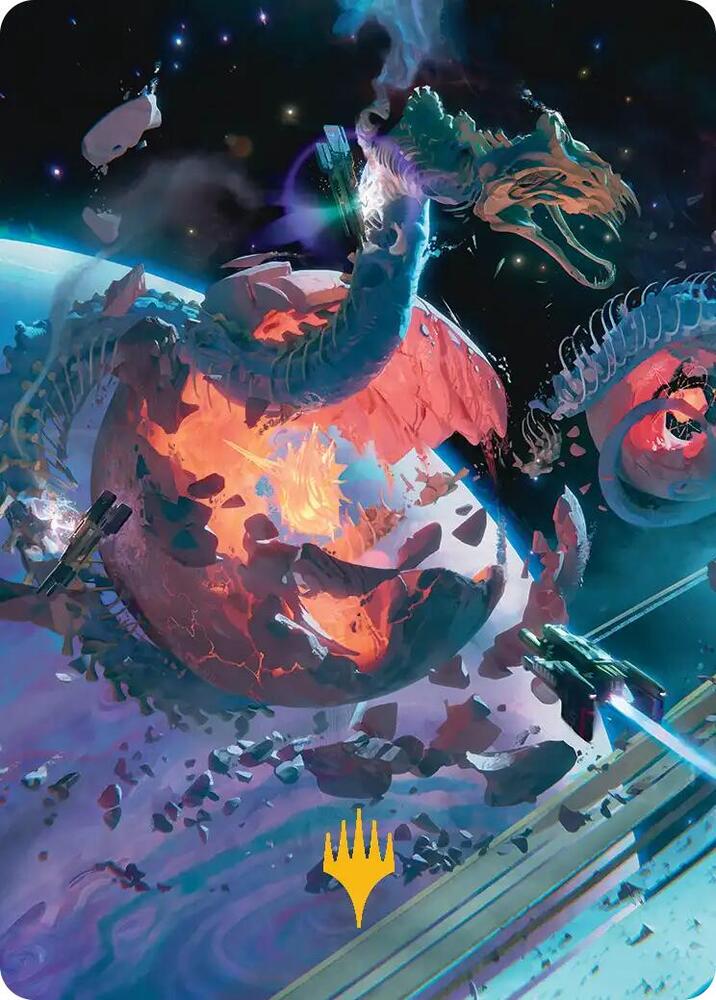 Scavenger Grounds Art Card (47/54) (Gold-Stamped Planeswalker Symbol)