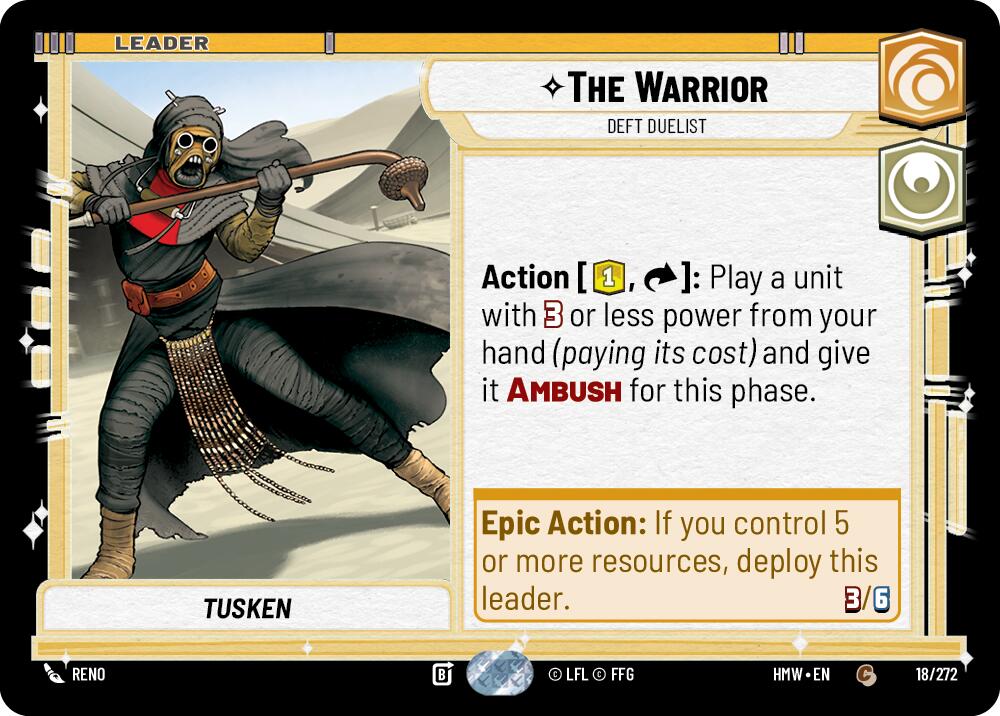 The Warrior - Deft Duelist [Homeworlds]