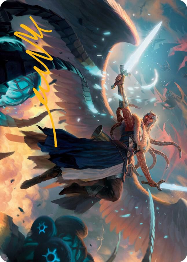 Boon-Bringer Valkyrie Art Card (Gold-Stamped Signature)