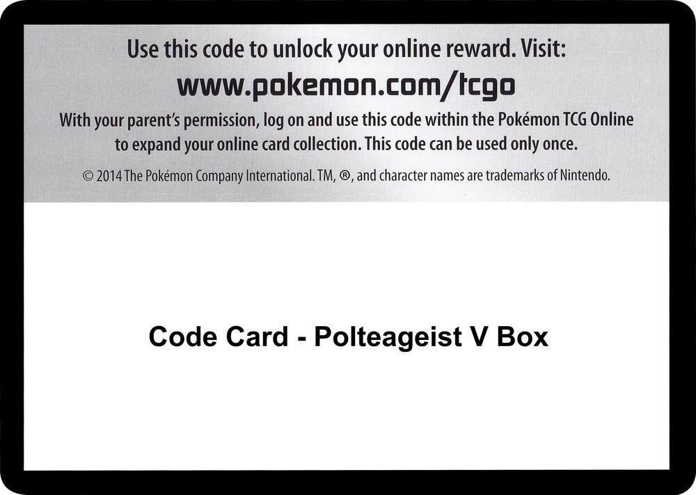 Code Card - Polteageist V Box
