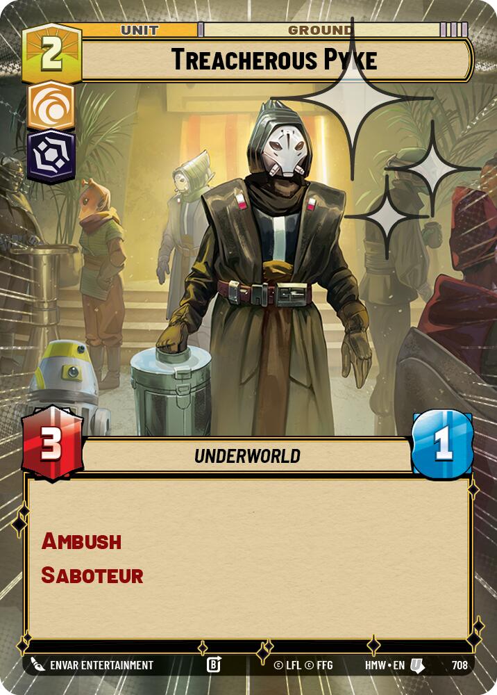Treacherous Pyke (Hyperspace Foil) [Homeworlds]