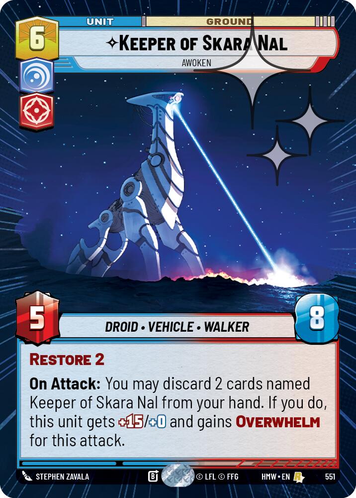 Keeper of Skara Nal - Awoken (Hyperspace Foil) [Homeworlds]