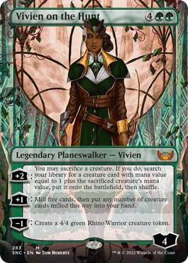 Vivien on the Hunt (Borderless)