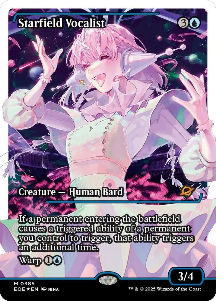 Starfield Vocalist (Showcase) (Fracture Foil)