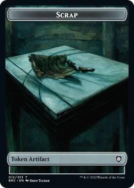 Scrap // Phyrexian Myr Double-Sided Token