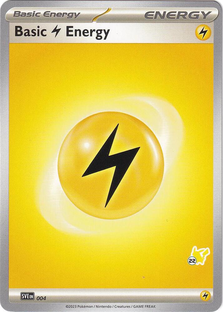 Basic Lightning Energy - Pikachu 22