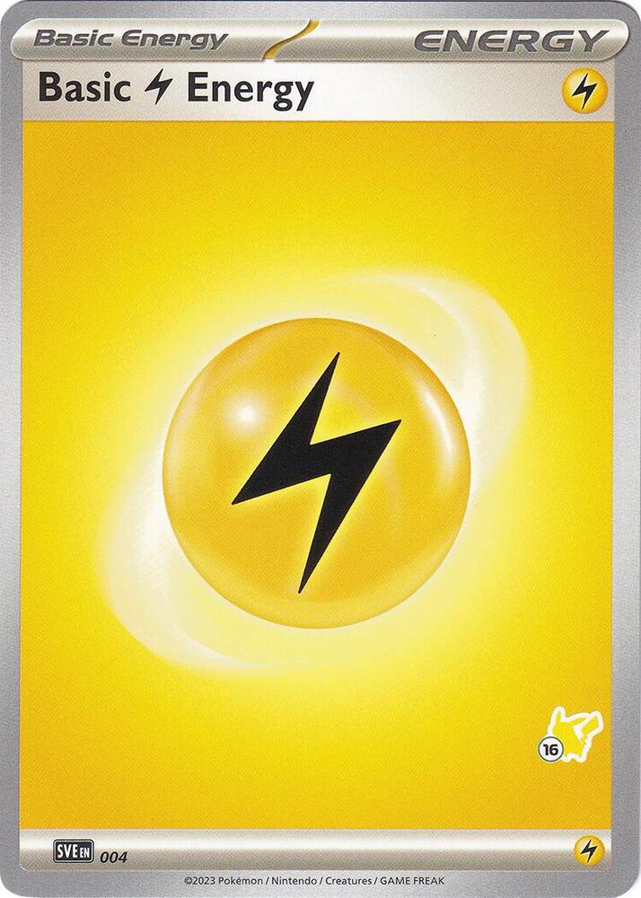 Basic Lightning Energy - Pikachu 16