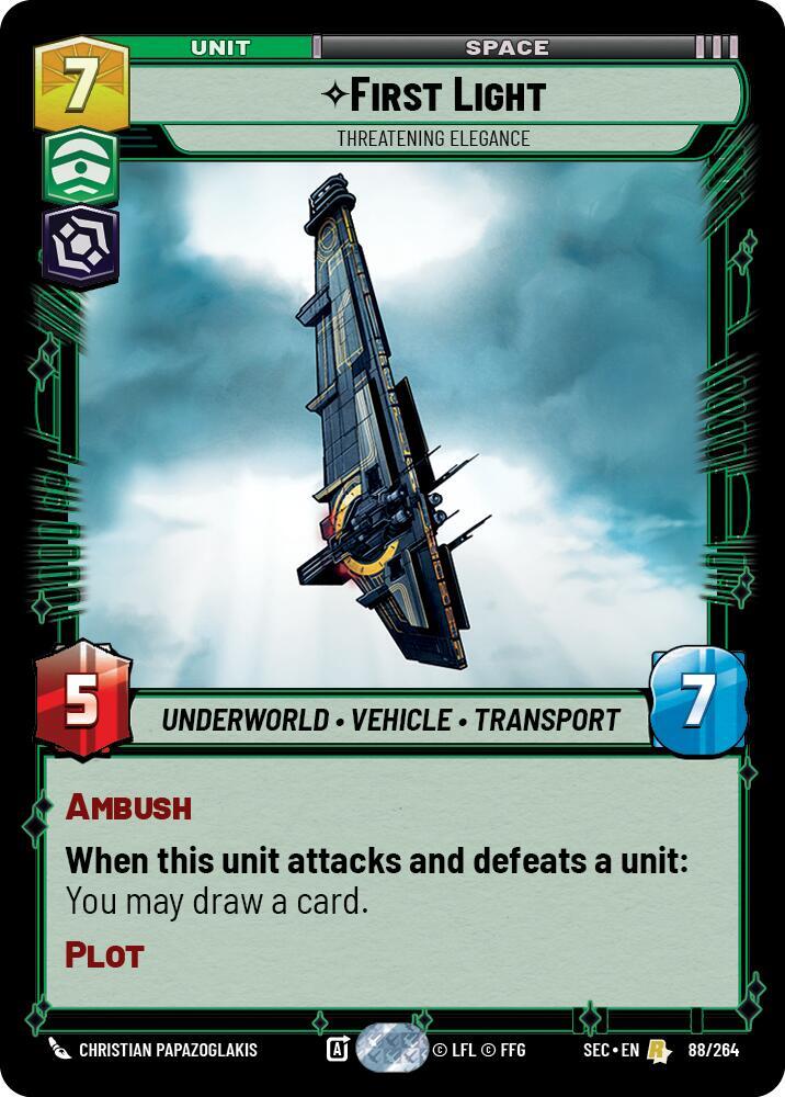First Light - Threatening Elegance