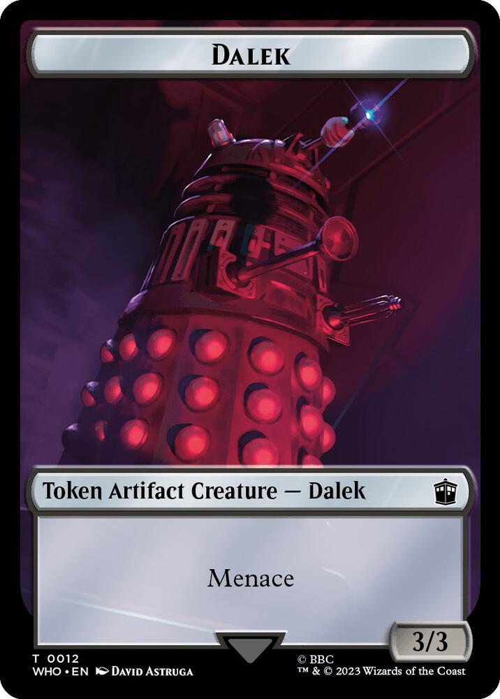 Dalek // Cyberman Double-Sided Token