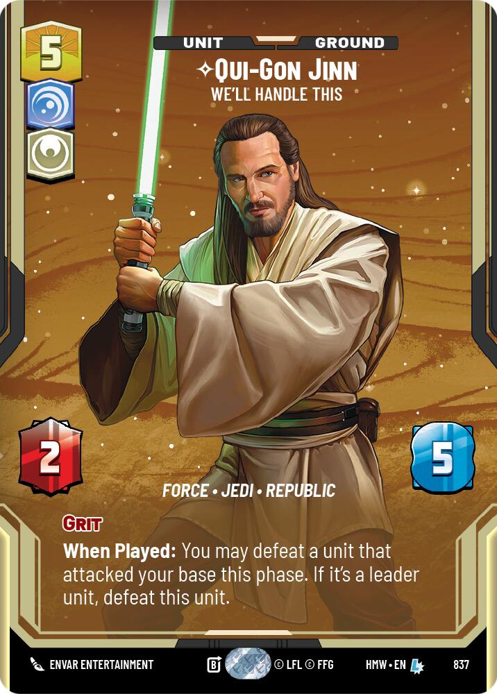 Qui-Gon Jinn - We'll Handle This (Prestige) [Homeworlds]