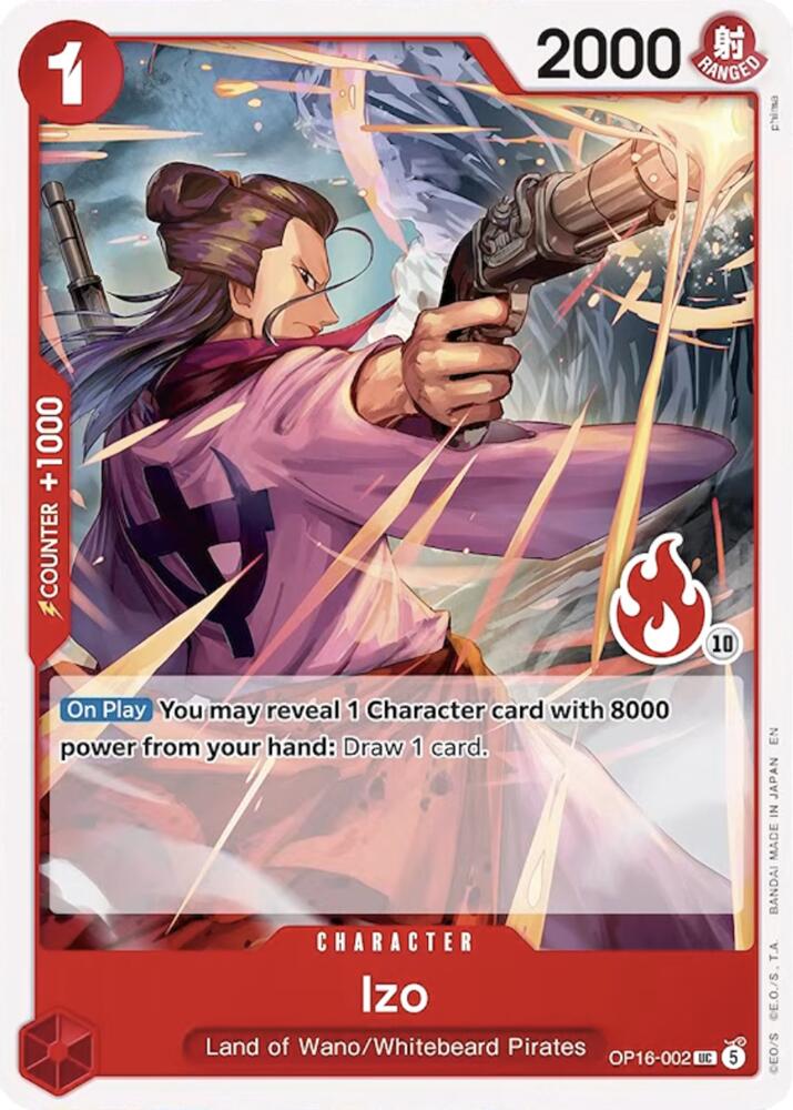 Izo (Ace Deck) - OP16-002 [Set Sail Deck Set]