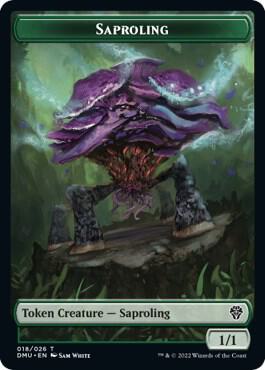 Saproling // Kobolds of Kher Keep Double-Sided Token