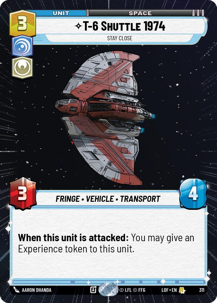 T-6 Shuttle 1974 - Stay Close (Hyperspace)