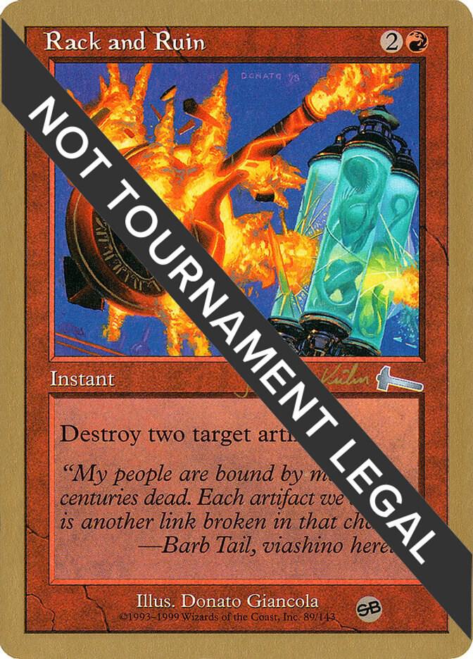 Rack and Ruin - 2000 Janosch Kuhn (ULG) (SB)