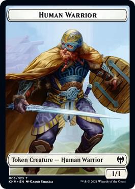 Human Warrior // Koma's Coil Double-Sided Token